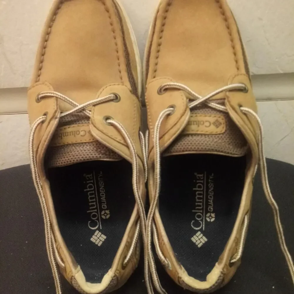 Columbia-sportswear Men's Tan Boat-shoes